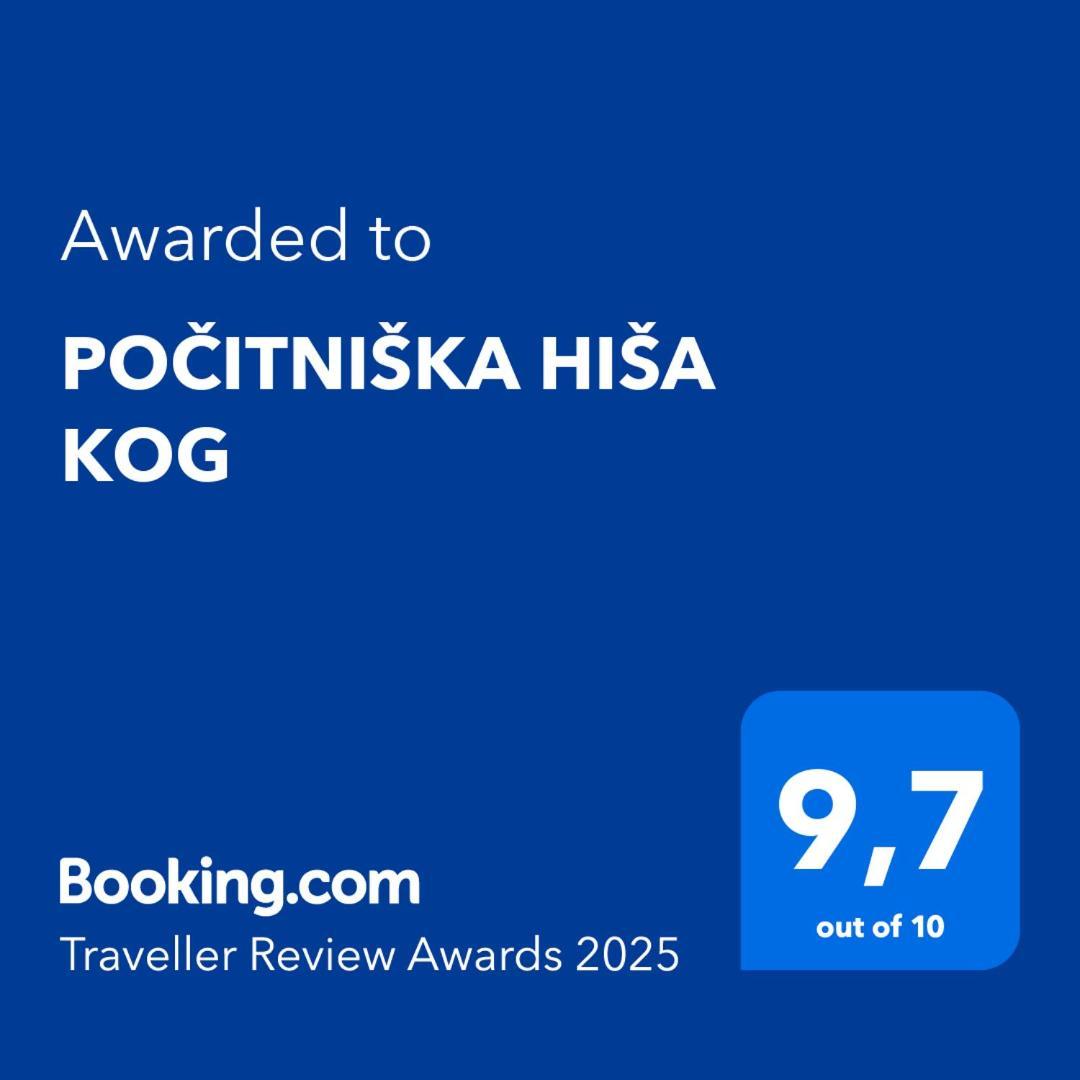 Pocitniska Hisa Kog Exterior foto